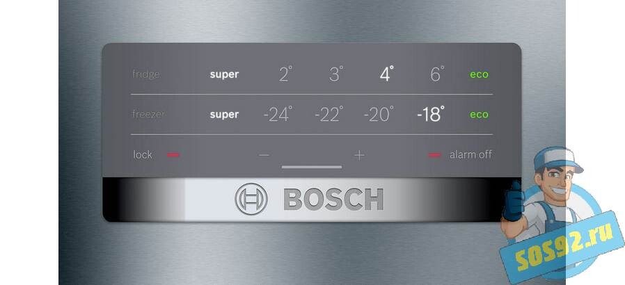 Коды ошибок холодильника Bosch